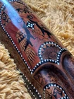 African Madagascar wood mask hand carved vintage collectible