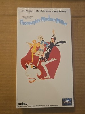 Thoroughly Modern Millie VHS 1990 MCA Release Julie Andrews (Brand New Sealed)