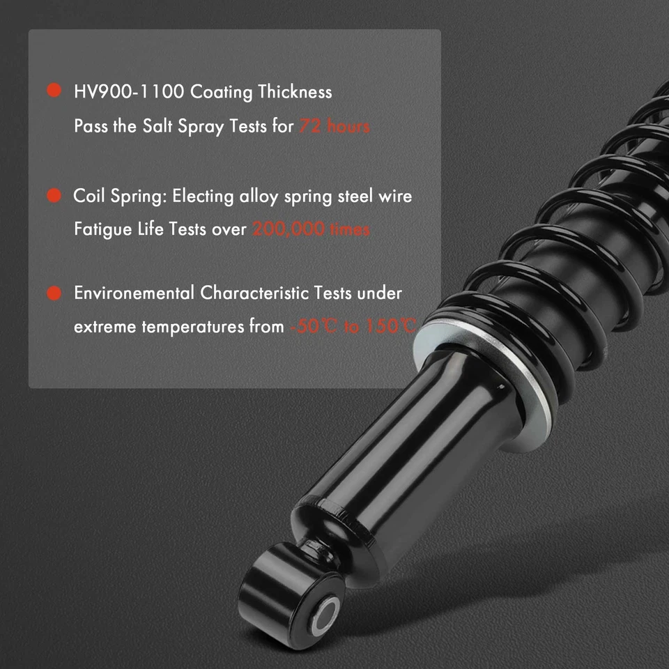 2x Amortiguador trasero con ajuste de carga de resorte helicoidal para Ford Ranger Mazda B2300 Foto 4 de 4