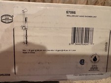 Delta 57085 Compel Slide Bar Hand Shower Chrome 1.75 GPM No Hose Open Box
