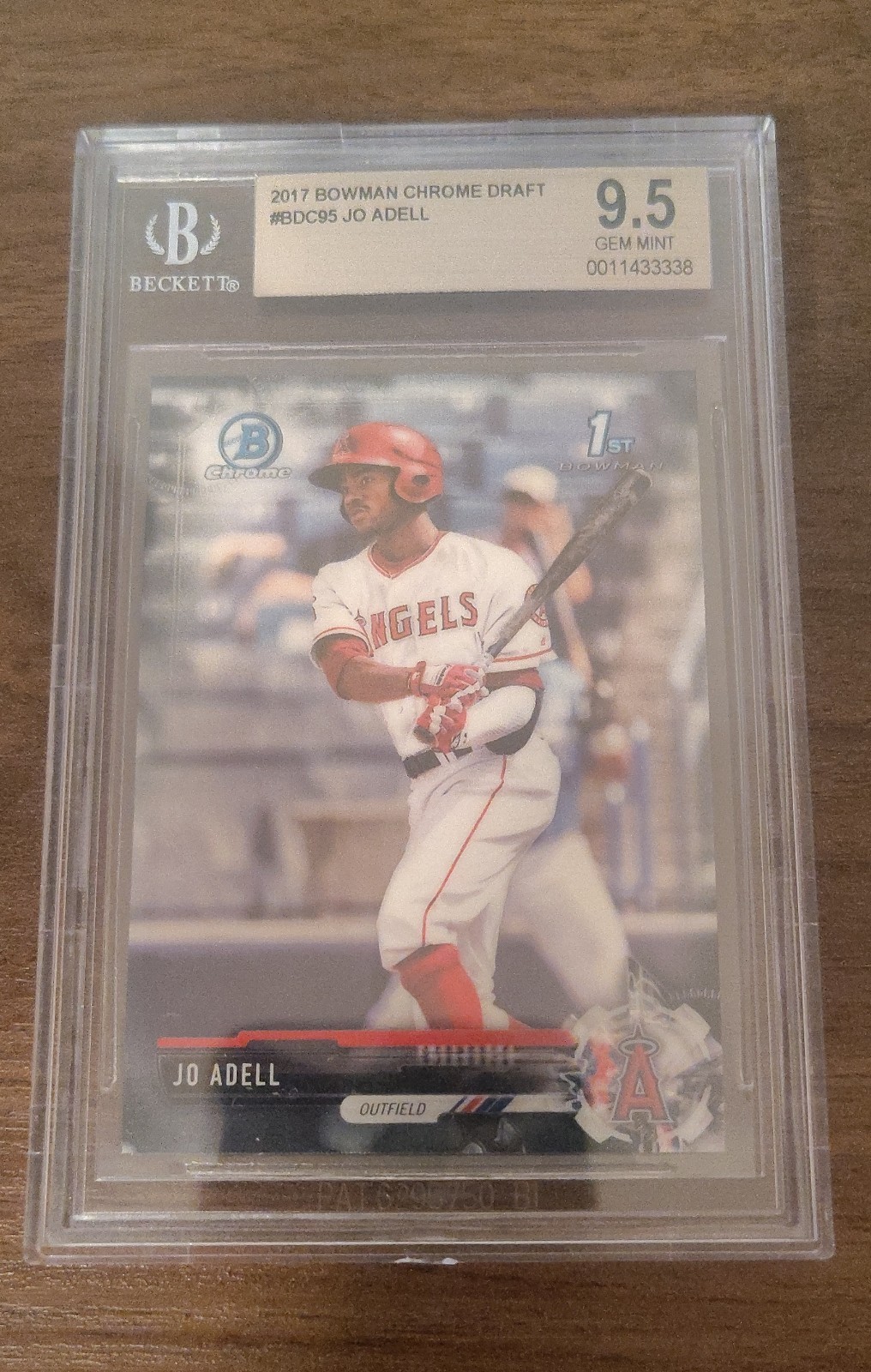 2017 Bowman Draft - Chrome Jo Adell #BDC-95 (RC)