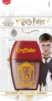 Maped Harry Potter Pencil Sharpener with Reservoir and 1 Hole for Kids, Ergonomi