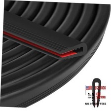 U Channel Rubber Edge Trim - 1/16" Self Adhesive Sheet Metal Edge Guard