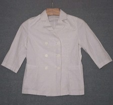 Uniqlo x Ines De La Fressange Blazer Womens Beige Linen Blend Jacket Coat - XS