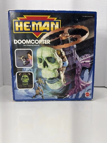 MOTU Doomcopter  He-Man New Adventures Vintage 1989 With Manual  Missing The Jaw
