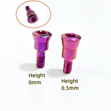 Straumann Compatible Dental RC Closure Screw, Height 0MM 0.5MM, 1Piece/Pack