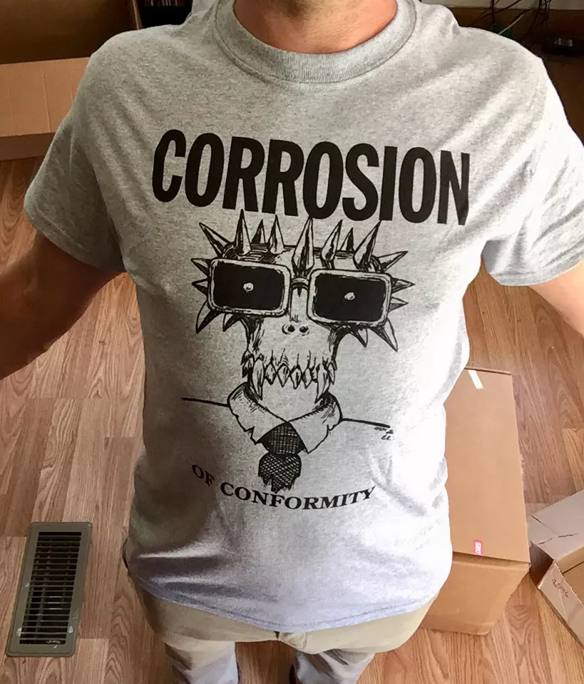 Official Corrosion of Conformity T shirt By Chris Shary. Descendents, Limited