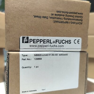 New In Box Pepperl+Fuchs NBB20-L2-A2-V1-3G-3D Sensor Free Shipping