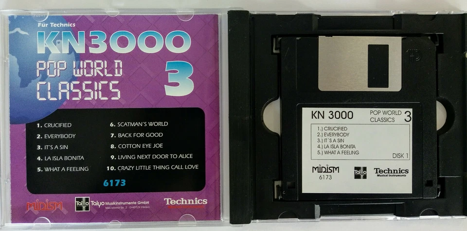 Technics Software Pop World Classics 3 - Lagerabverkauf Nr. 6173 - Bild 3 von 3