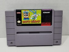 Vintage Tiny Toons Buster Busts Loose Super Nintendo SNES Game Cartridge Only