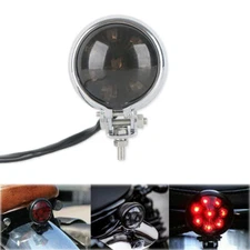 Motorcycle Tail Light Red 8 LED Stop Lamp For Chopper Bobber Cafe Racer Bike