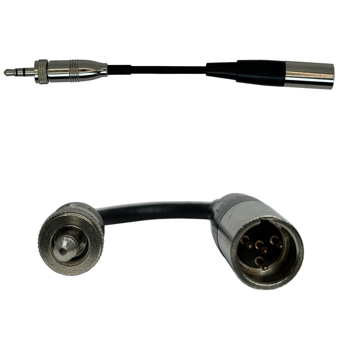 Lavalier Microphone Adapter for Shure 4 Pin Mini XLR to 3.5mm