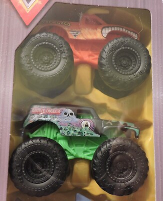 2024 MONSTER JAM TRUCKS 4 PK - GRAVE DIGGER EL TORO LOCO DRAGON