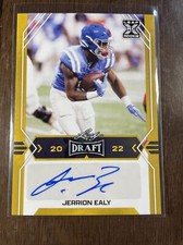 2022 Leaf Draft Jerrion Ealy Rookie AUTO Gold BA-JE2 Brand New Ex Condition