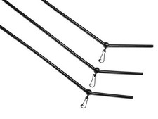 15 x sea fishing tackle anti tangle booms 15,20,25,30 cm snap links for swivels