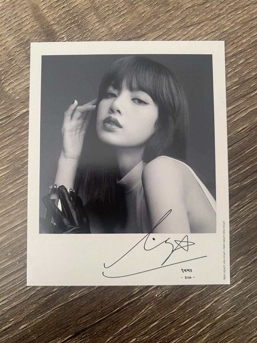 BLACKPINK KILL THIS LOVE JP VERSION LISA PHOTOCARD POLAROID | eBay