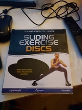 Sliding Exercise Discs Set of 2 Fitness Core Abdominal Strength Unused Home Gym