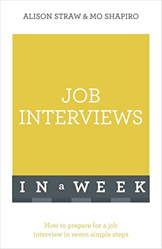 Job Interviews In A Week: How To Prepare For A Job Interview In