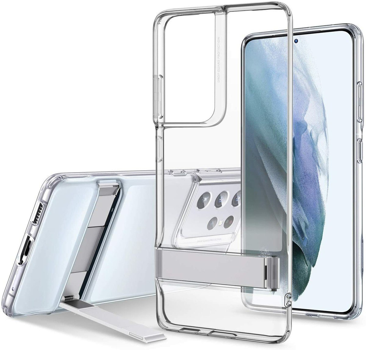 ESR Air Shield Boost Metal Kick Stand Case Cover for Samsung S21 S21+ S21  Ultra