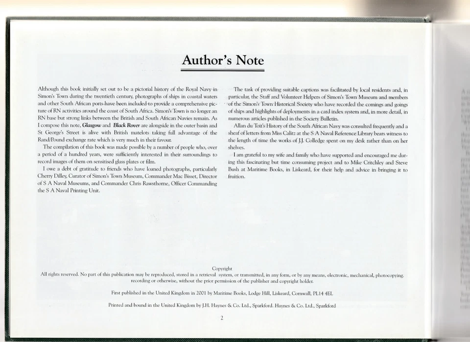 The Royal Navy in South Africa 1900-2000 (MB 2001 1st) Bill Rice - Image 4 of 4