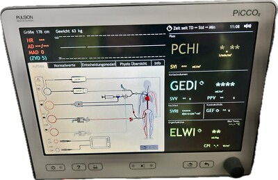Pulsion Model Picco2 PC8500 Patientenmonitor Überwachungsmonitor