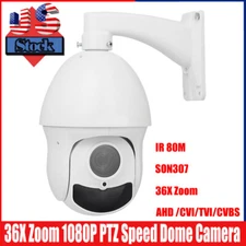 SONY307 CMOS 36X 1080P AHD/TVI/CVI/CVBS 4 in 1 PTZ Speed Dome Camera 80M IR US