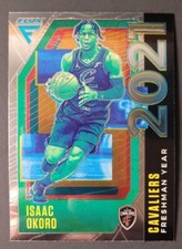 2020-21 Panini Flux Isaac Okoro Freshman Year #19 Cavaliers