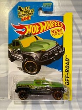 2014 HOT WHEELS ''HW OFF-ROAD'' 140  OFF-DUTY 4X4 TRUCK  GREEN  us