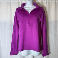 Under Armour Sweater Women Size Medium 1/2 Zip Purple Training NWT