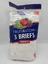 Vintage 2006 Fruit of The Loom 3 Pack Men's Briefs Size XL (42-44) New Condition
