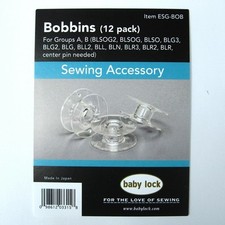 12 Pack Genuine BabyLock Bobbins ESG-BOB With...