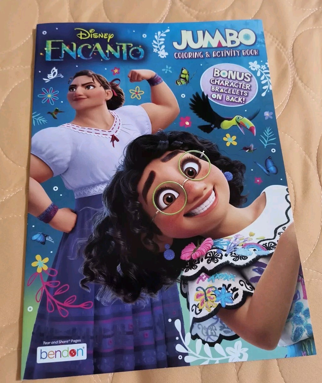 Disney Encanto Jumbo Coloring & Activity Book with Tear/Share Pages ...