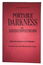UNCORRECTED PROOF, 1989, 1st Ed, PORTABLE DARKNESS, AN ALEISTER CROWLEY READER