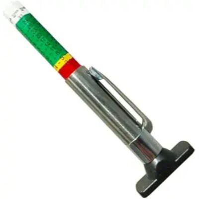 Tire Tread Depth Gauge, Tread Gauge Color Coded, Professional Thread Depth Meter