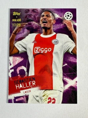 Topps Steve Aoki 21/22 UEFA Champions League Ajax Amsterdam Sebastien Haller /25