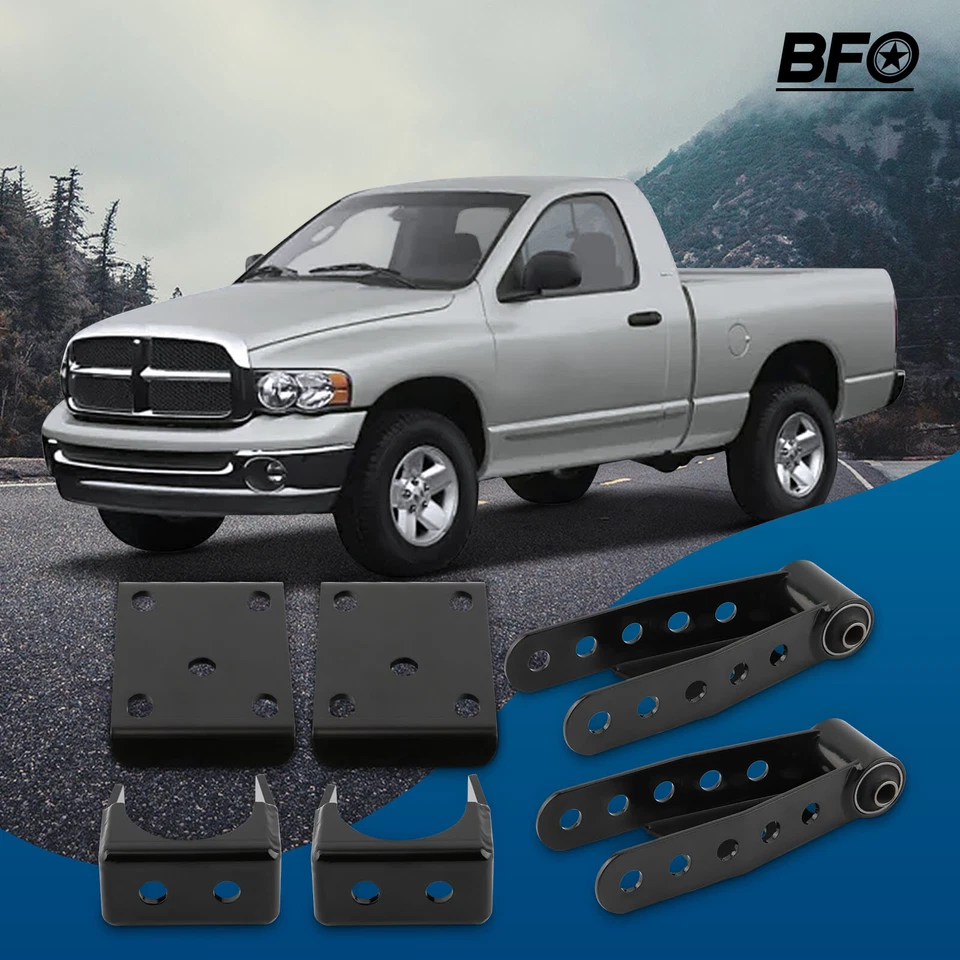 Kit abatible descendente de 5" para Dodge Ram 1500 Std y cabina y media 2x2 2002-2008 Foto 2 de 4