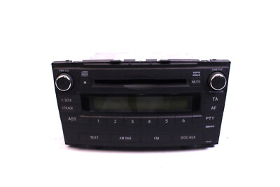 CD Autoradio orig. Toyota Avensis T27 RDS FM WMA MP3 Radio W53828 86120-05150