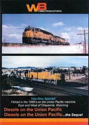 Union Pacific Diesels Double Feature 2 DVD Set DDA40X UP Centennials #6922