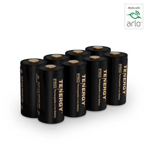 Tenergy PREMIUM Arlo Camera Rechargeable RCR123A Li-ion Battery & Charger LOT - Picture 16 of 22