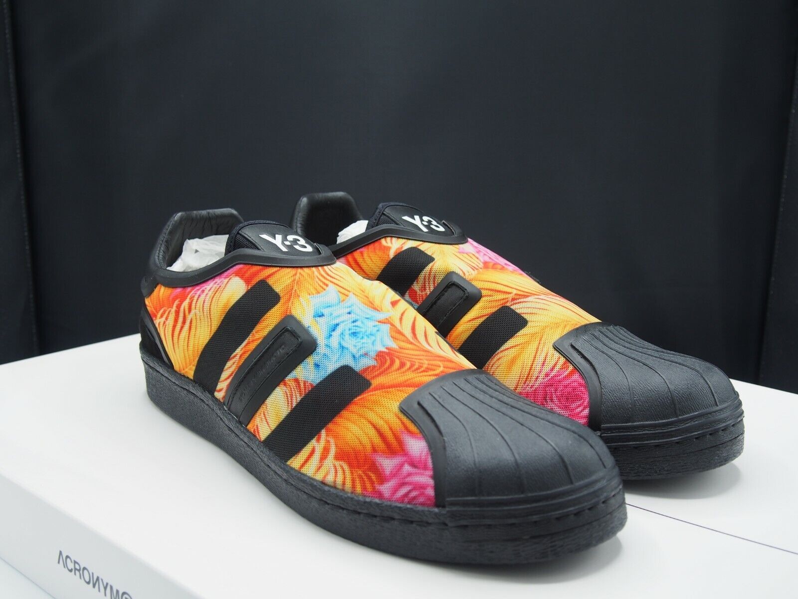 Adidas X Y-3 Yohji Superstar X Low &#034;Floral&#034; Q34412 w/ Belt | eBay