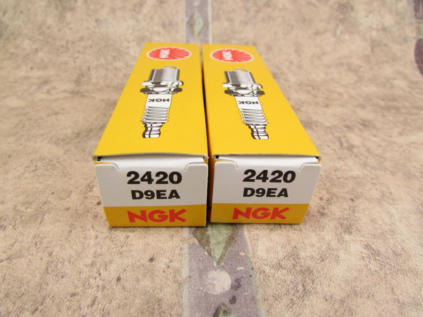 2 PACK NGK Standard 2420 D9EA Spark Plugs, Made In Japan