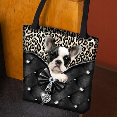 New Release Boston Terrier All Over Printed Tote Bag