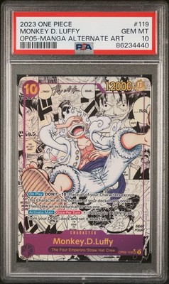 Monkey.D.Luffy (119) (Alternate Art) (Manga) OP05-119 Awakening of