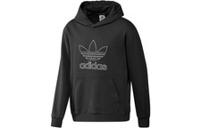 adidas Adicolor Outline Trefoil Hoodie Black