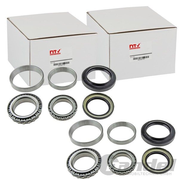 2X NTY Radlager Satz Hinten Beidseitig Passend FÜR Ford Transit Links+Rechts-image