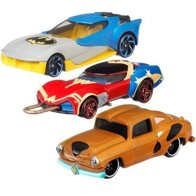 Carrinhos Hot Wheels Character Cars Disney e Marvel com X-Men, Miles