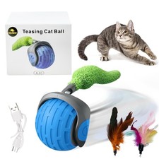 Speedy Tail 2.0 Automatic Interactive Cat Ball Toy USB Rechargeable