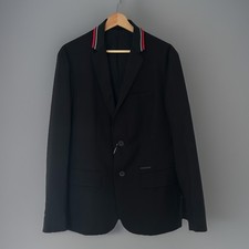 Men's Armani Exchange Black Blazer Style 6GZG55 ZNPHZ - Size 38