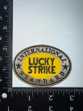 Vintage Iron On Lucky Strike International Standard Patch Embroidered
