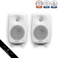 GENELEC 8030CW WHITE Active Studio Monitor Speaker Pair 5" Bi-Amp Pro 8030C JP